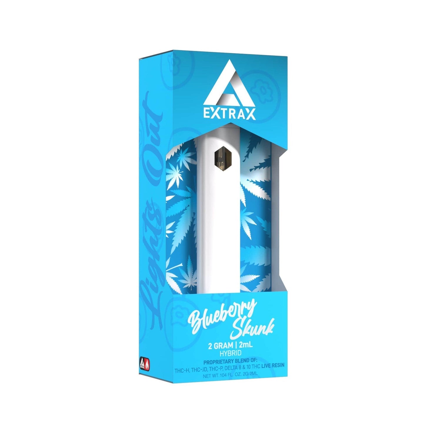 Extrax Lights Out THCh THCjd Vaporizer 2000mg