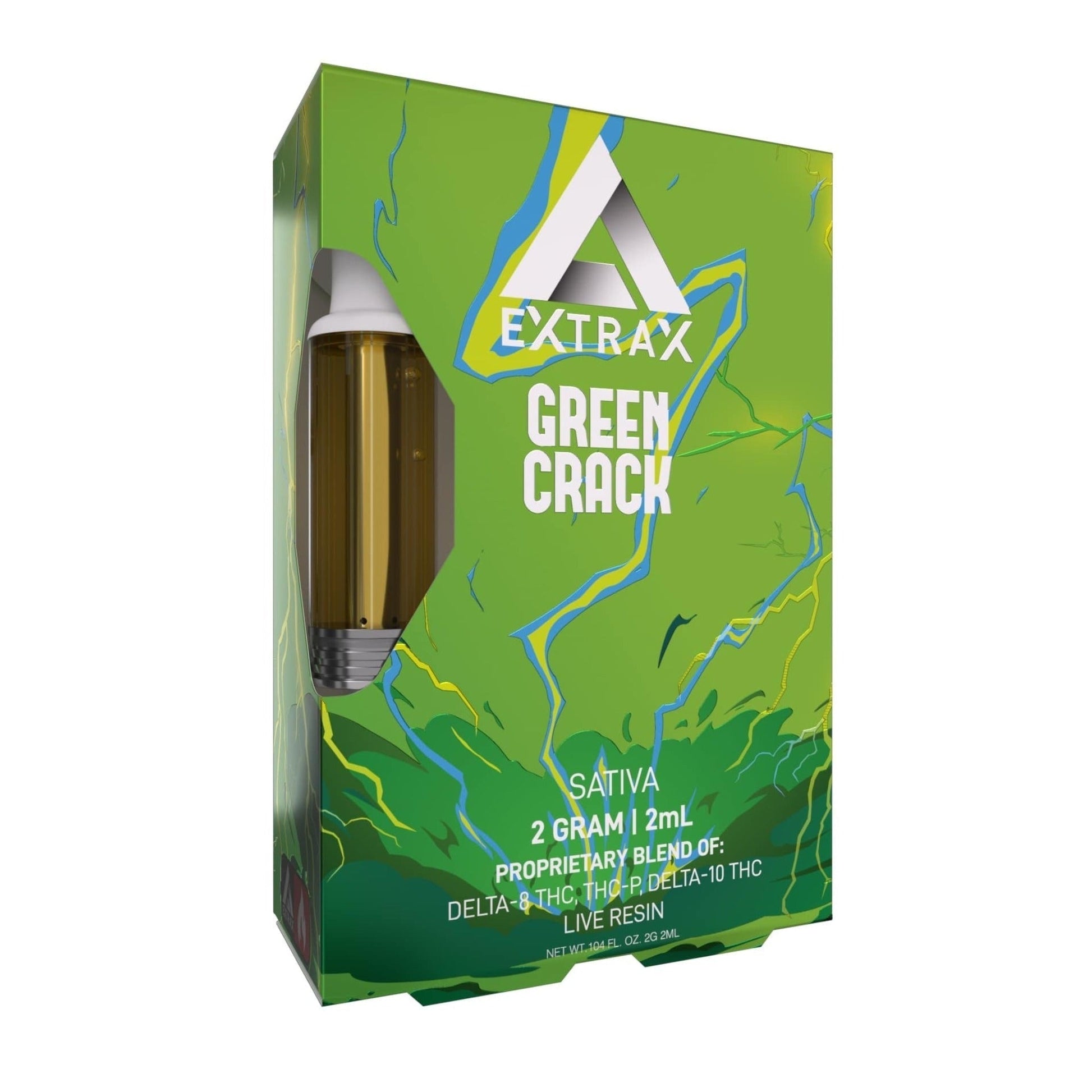 Extrax 2000mg Live Resin Blend Cartridge 2ml 510 Thread