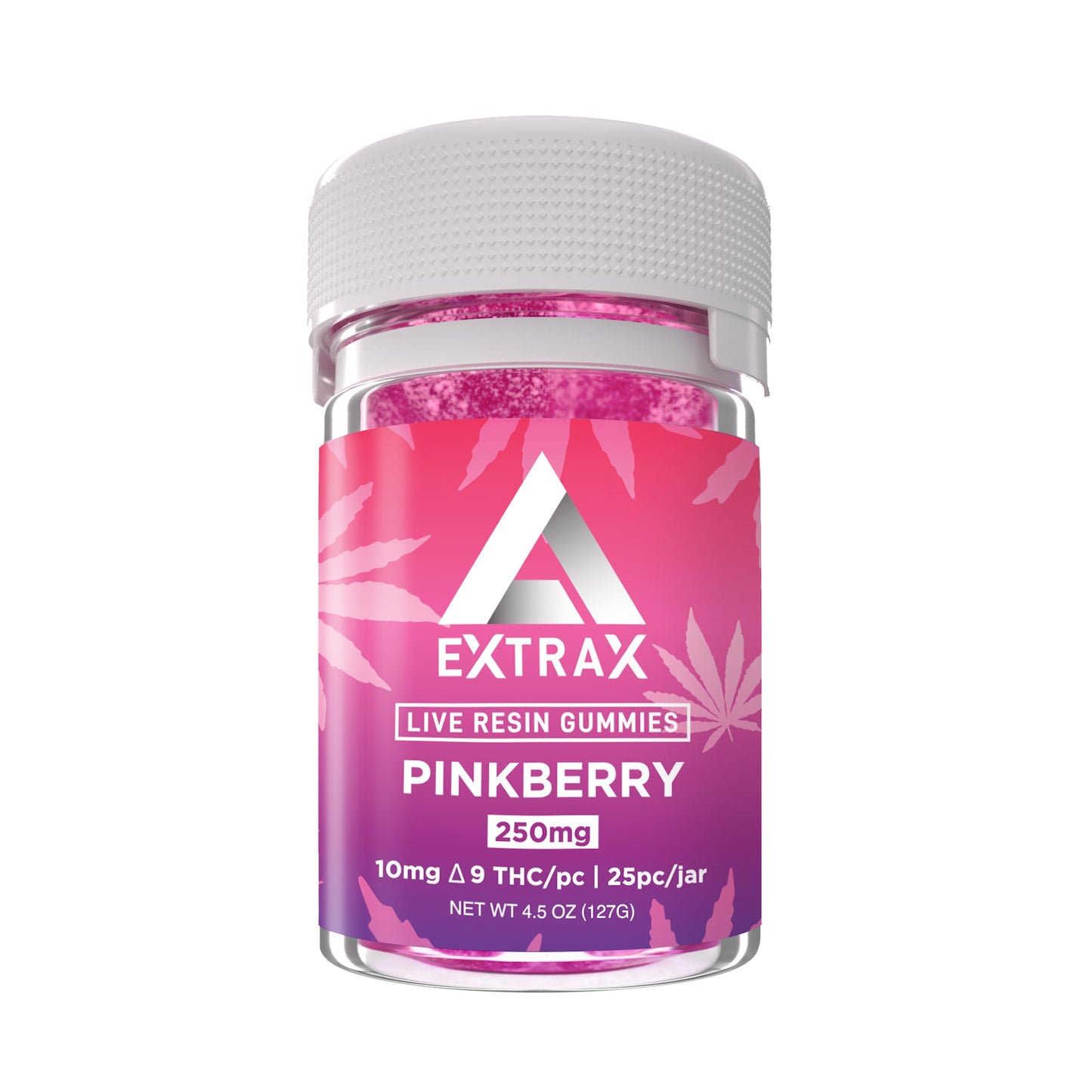 Delta Extrax Live Resin Delta 9 Gummies 250mg 25ct