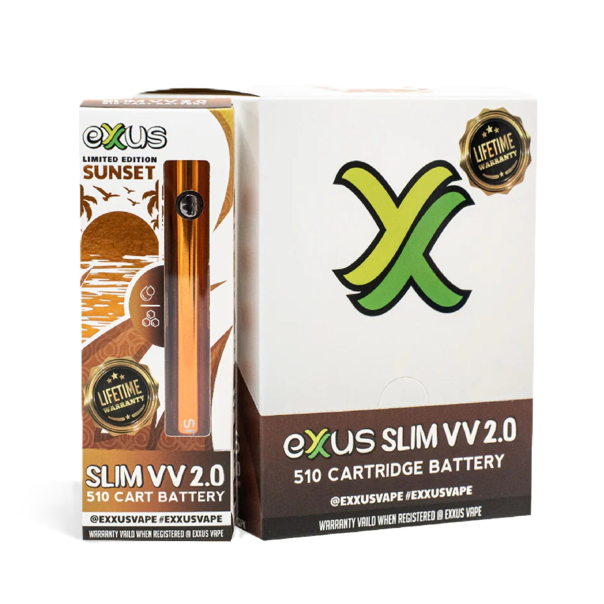 Exxus Limited Edition Envy Slim VV 2.0 510 Cart Battery 380mAh