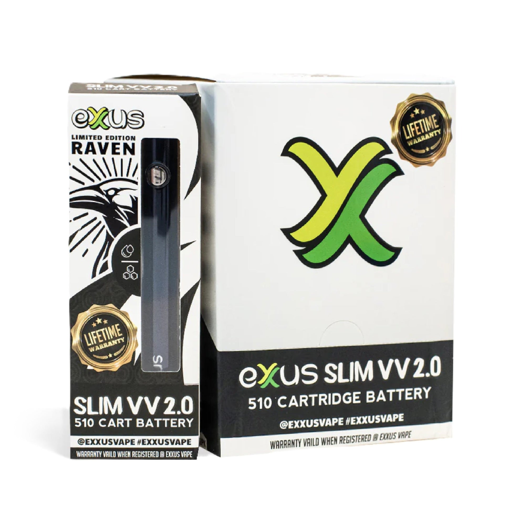 Exxus Limited Edition Envy Slim VV 2.0 510 Cart Battery 380mAh