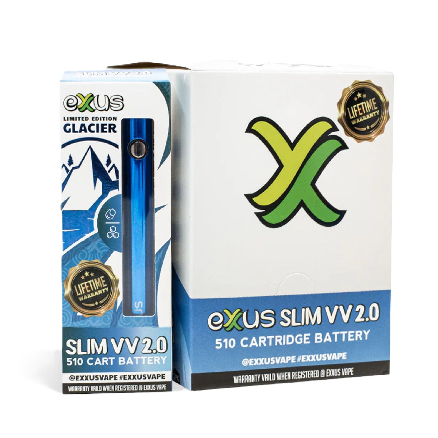 Exxus Limited Edition Envy Slim VV 2.0 510 Cart Battery 380mAh