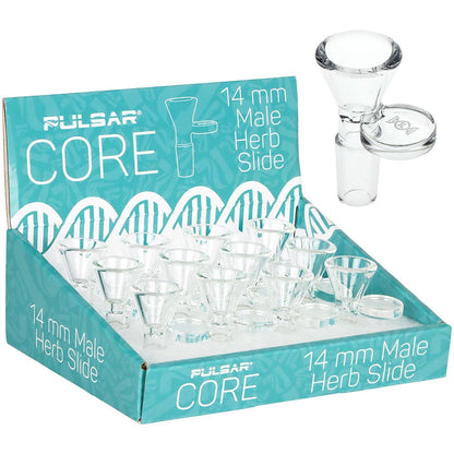 12CT - Pulsar CORE Glass Herb Slide - 14mm M