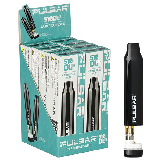 Pulsar 510 DL Lite Auto-Draw Vape Pen | Black | 300mAh | 8ct