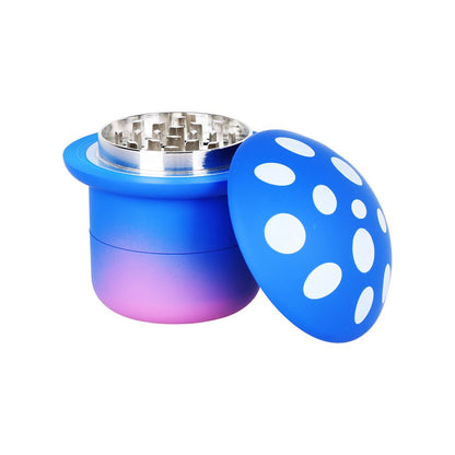 6CT - Gradiant Mushroom Grinder - 4pc / 2.7" / Assorted Colors