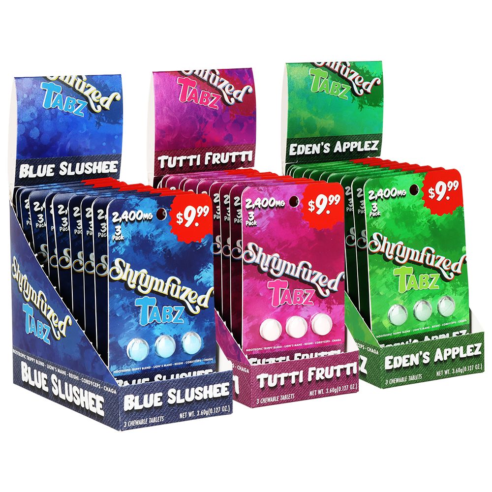 Shrumfuzed Tabz Nootropic Mushroom Blend Tablets | 2400mg | 3pc | 10pk