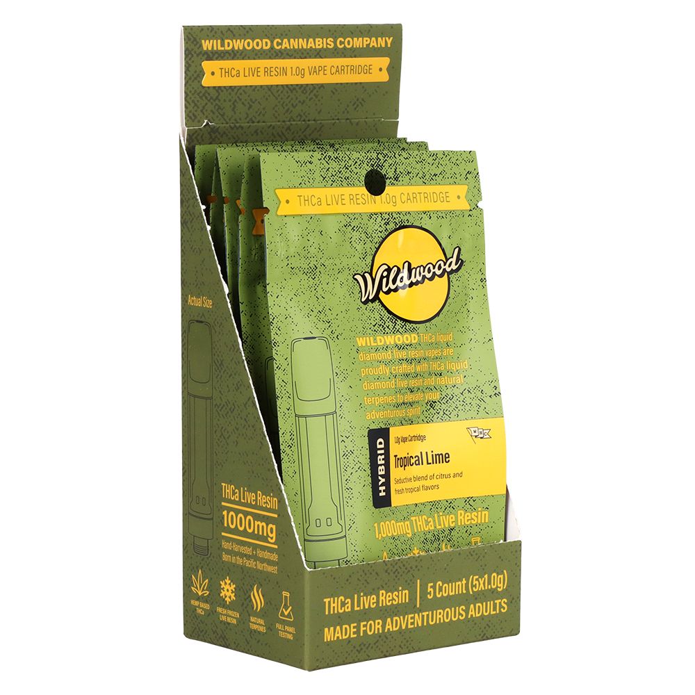 Wildwood Dispensary Grade Live Resin THCA Cartridge | 1g | 5ct