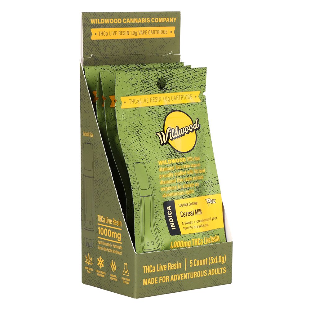 Wildwood Dispensary Grade Live Resin THCA Cartridge | 1g | 5ct