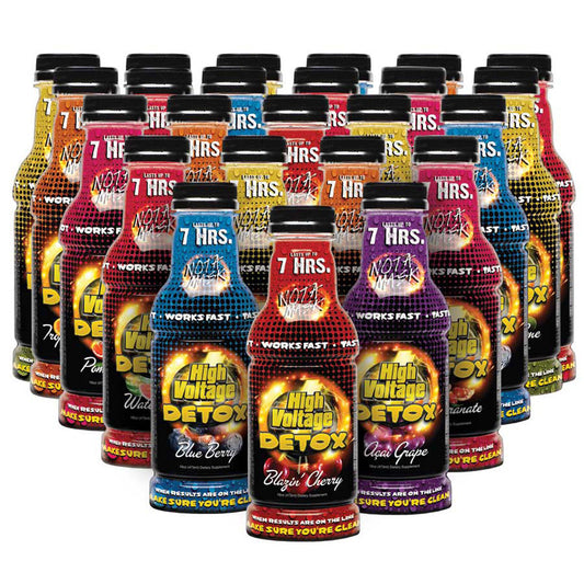 High Voltage Detox Liquid - 16oz/متنوع 24 قطعة