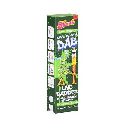 Numb THCA Live Rosin Badder Glass Syringe | 2g | 5ct