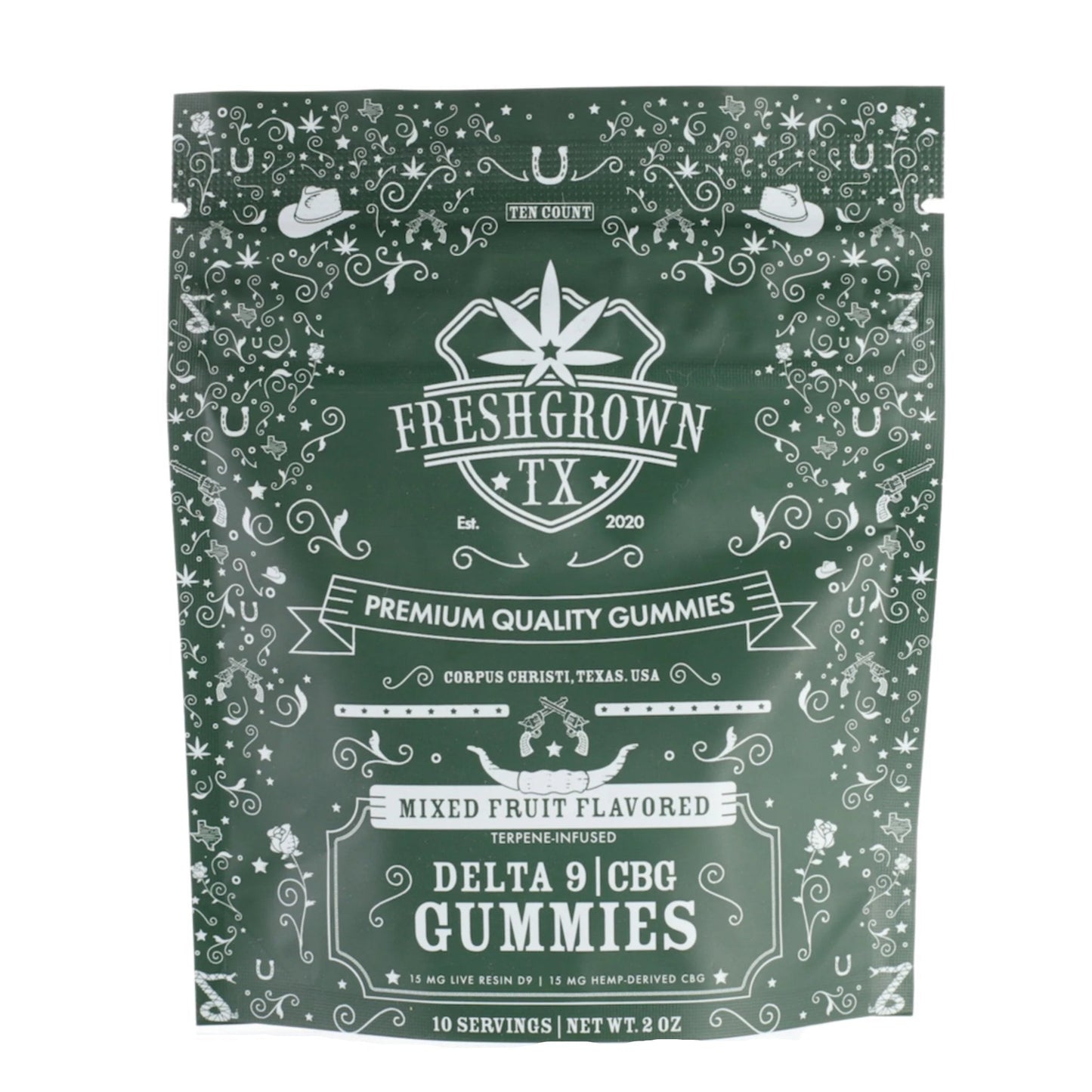 Freshgrown Texas Live Resin Delta 9 Gummies 1000mg
