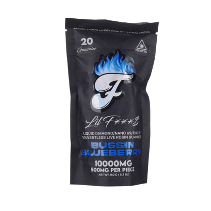 Fuego Lil F***S Nano D9 + THC-P Live Rosin Gummies 10,000mg