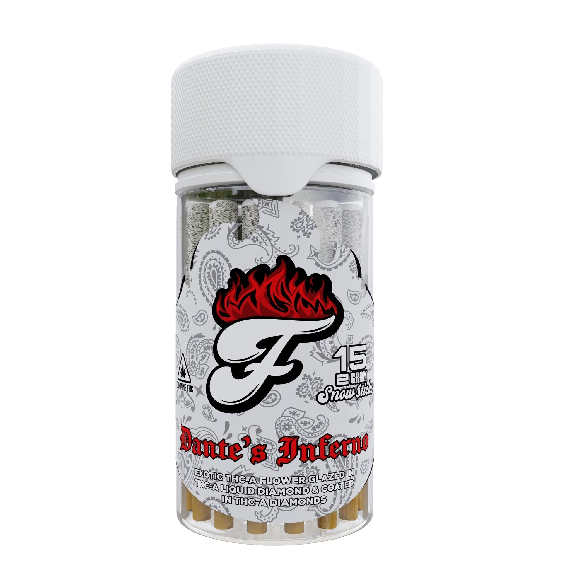 Fuego THC-A Snow Sticks Pre-Rolls 15ct 1.5g