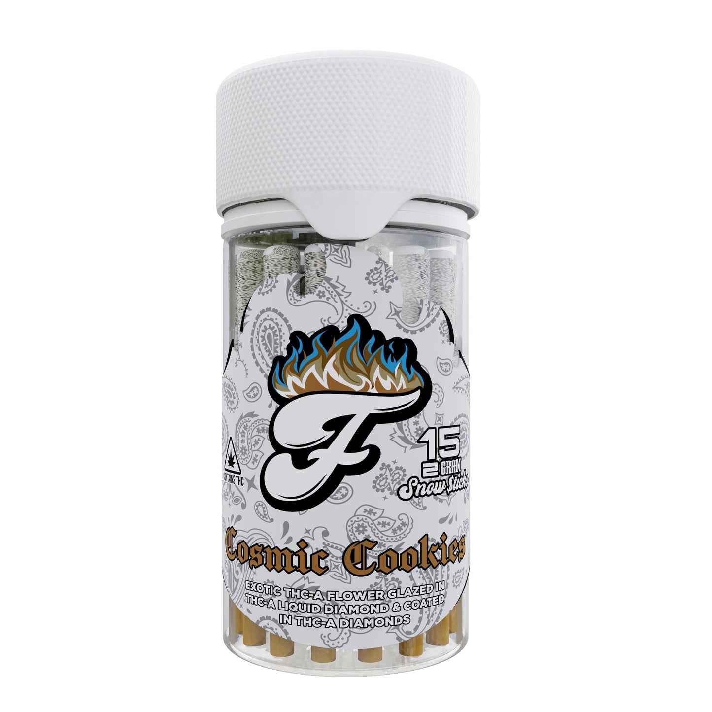 Fuego THC-A Snow Sticks Pre-Rolls 15ct 1.5g