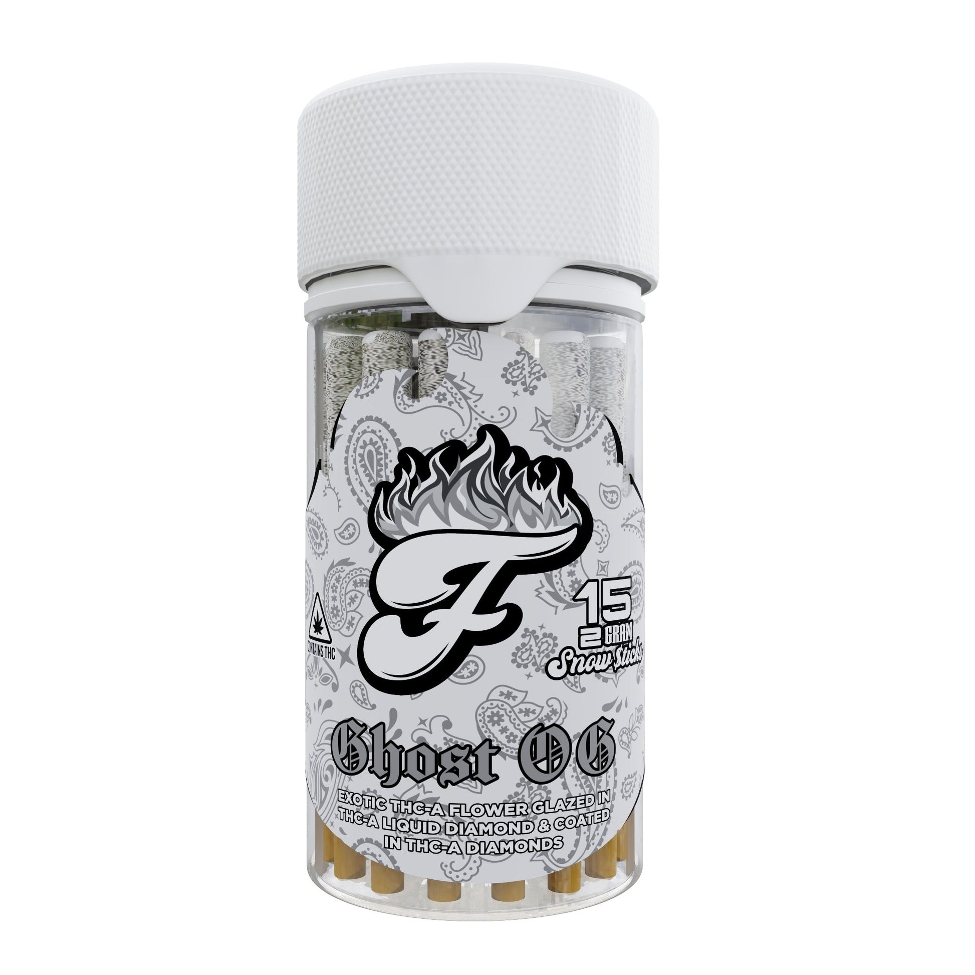 Fuego THC-A Snow Sticks Pre-Rolls 15ct 1.5g