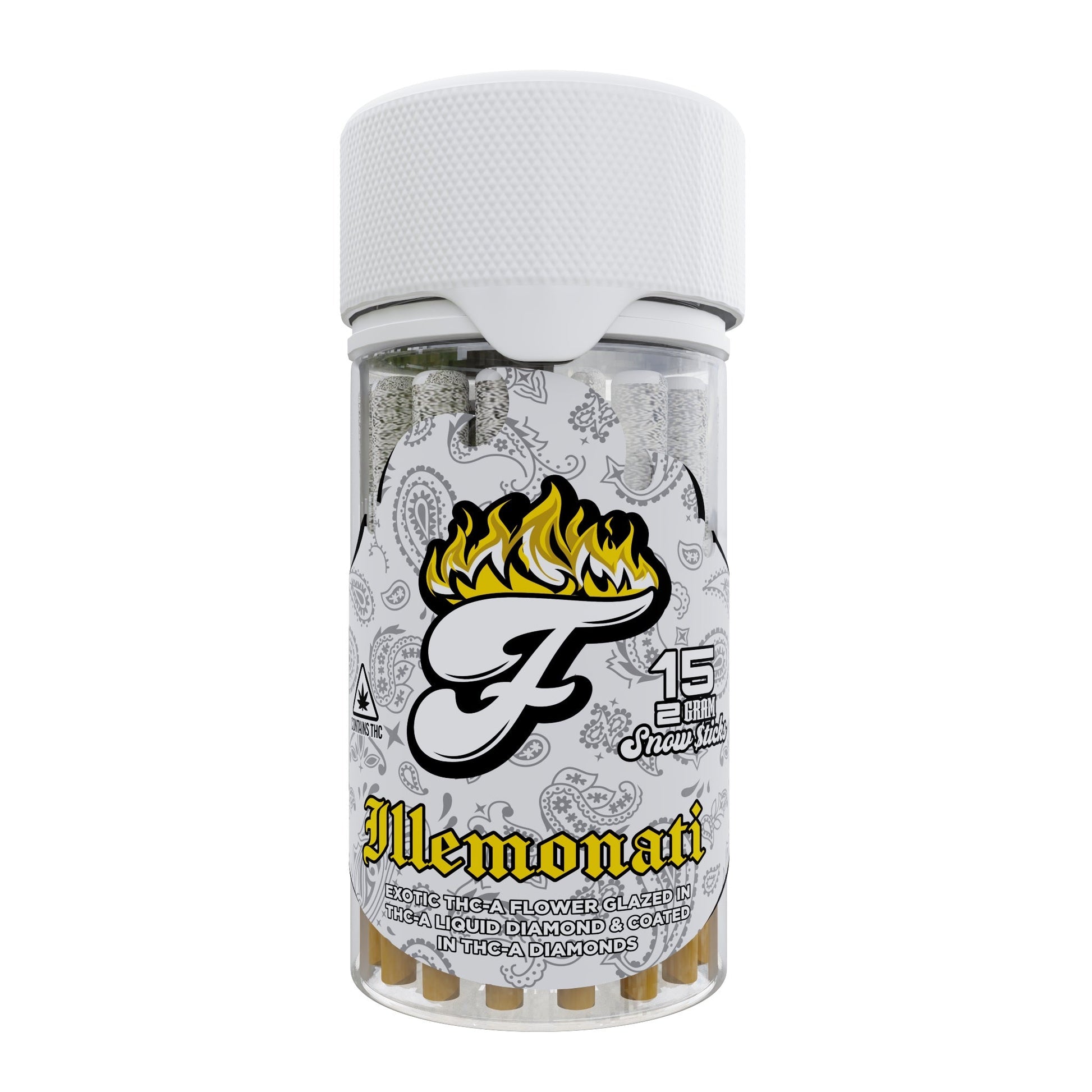 Fuego THC-A Snow Sticks Pre-Rolls 15ct 1.5g