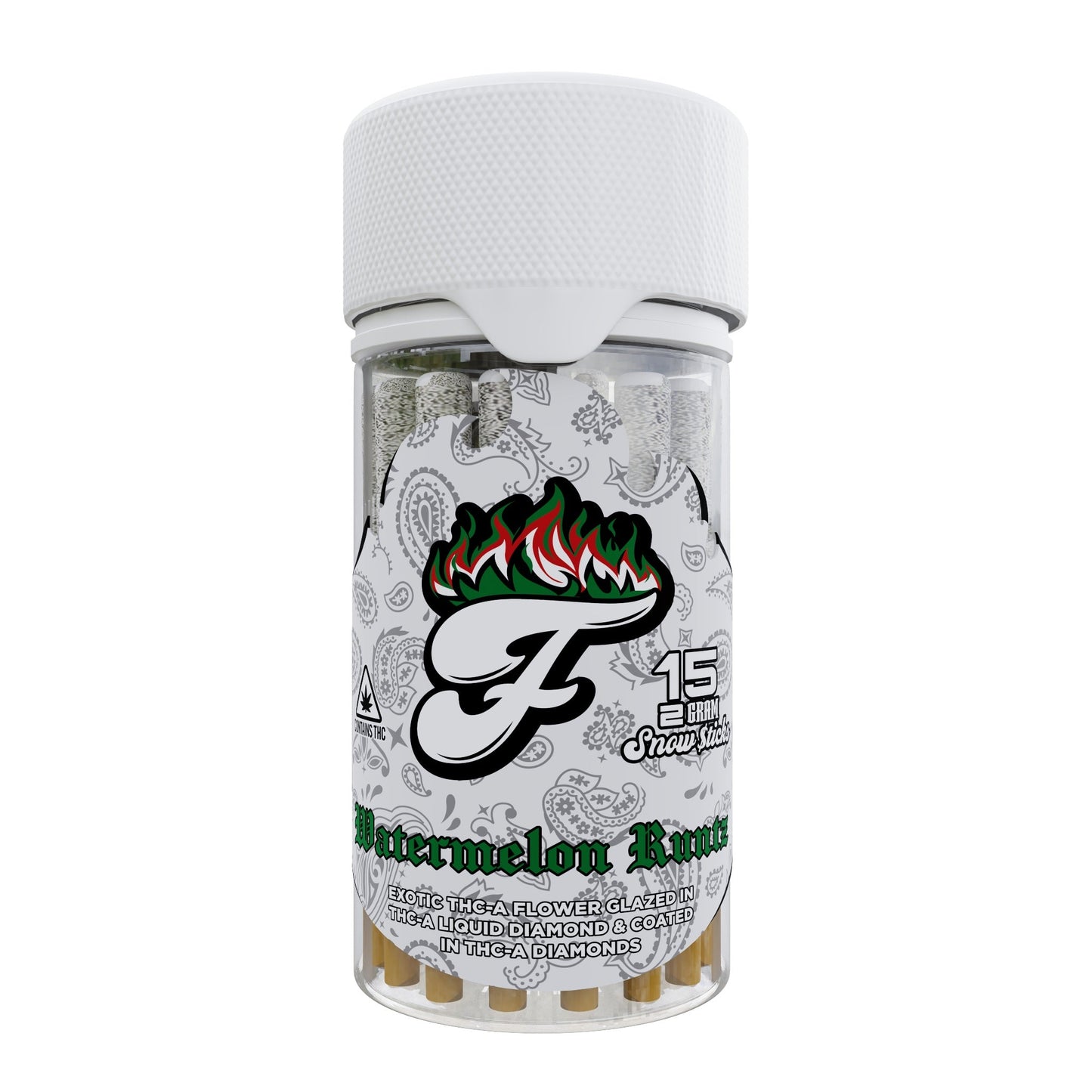 Fuego THC-A Snow Sticks Pre-Rolls 15ct 1.5g