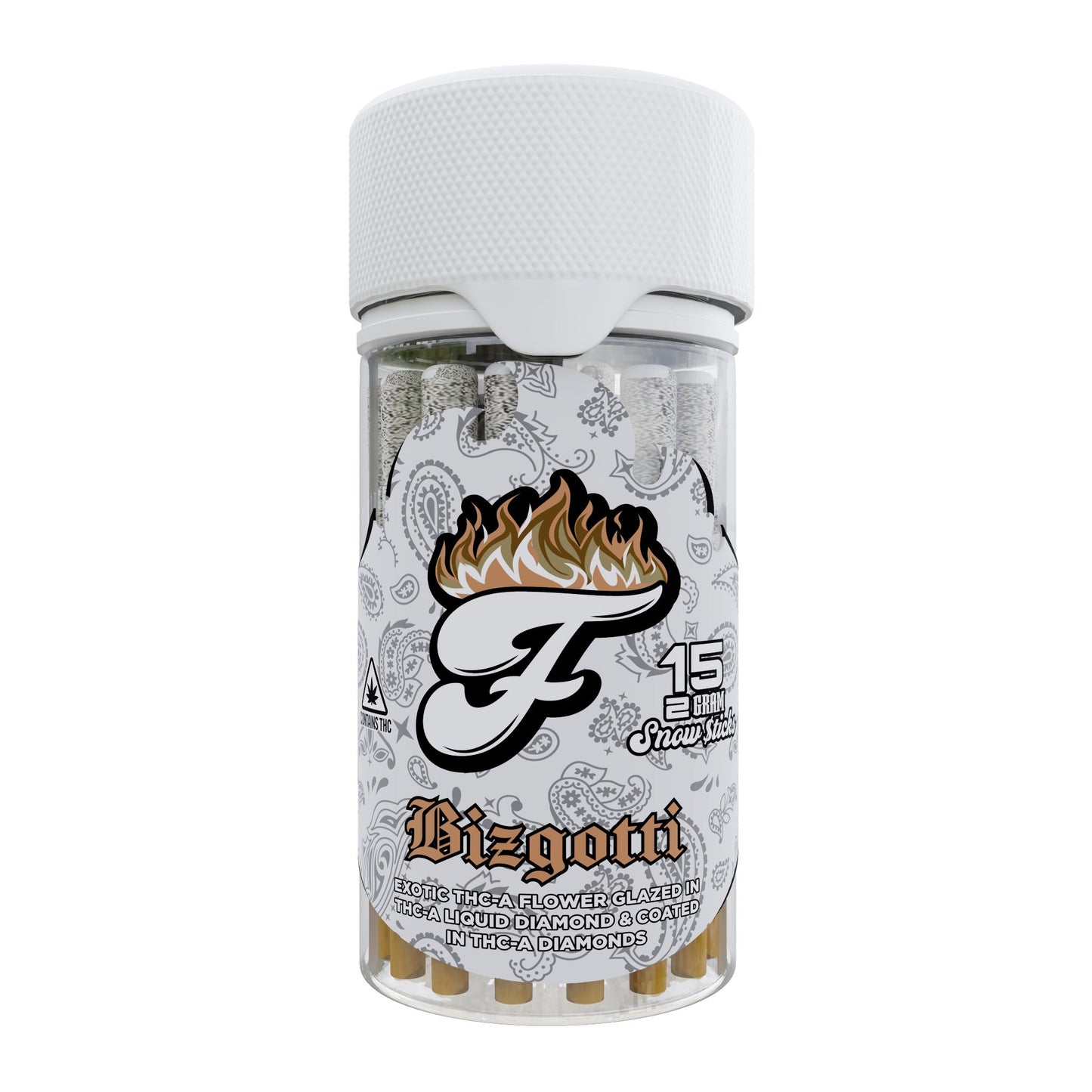 Fuego THC-A Snow Sticks Pre-Rolls 15ct 1.5g