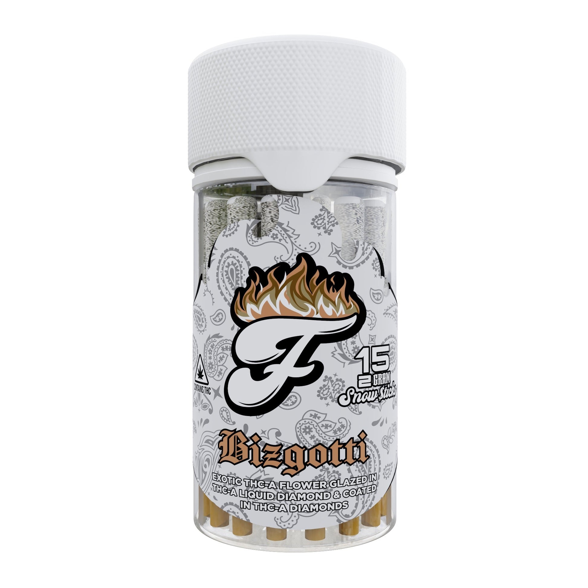 Fuego THC-A Snow Sticks Pre-Rolls 15ct 1.5g