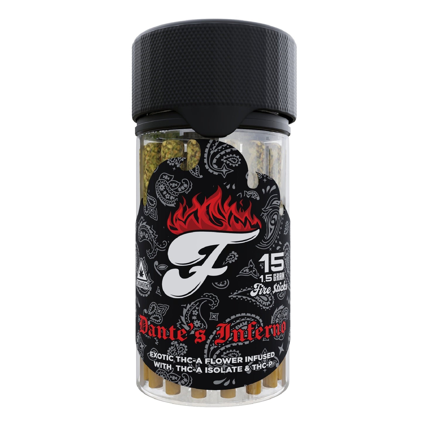 Fuego THC-A THC-P Pre-Rolls 15ct 1.5g Each