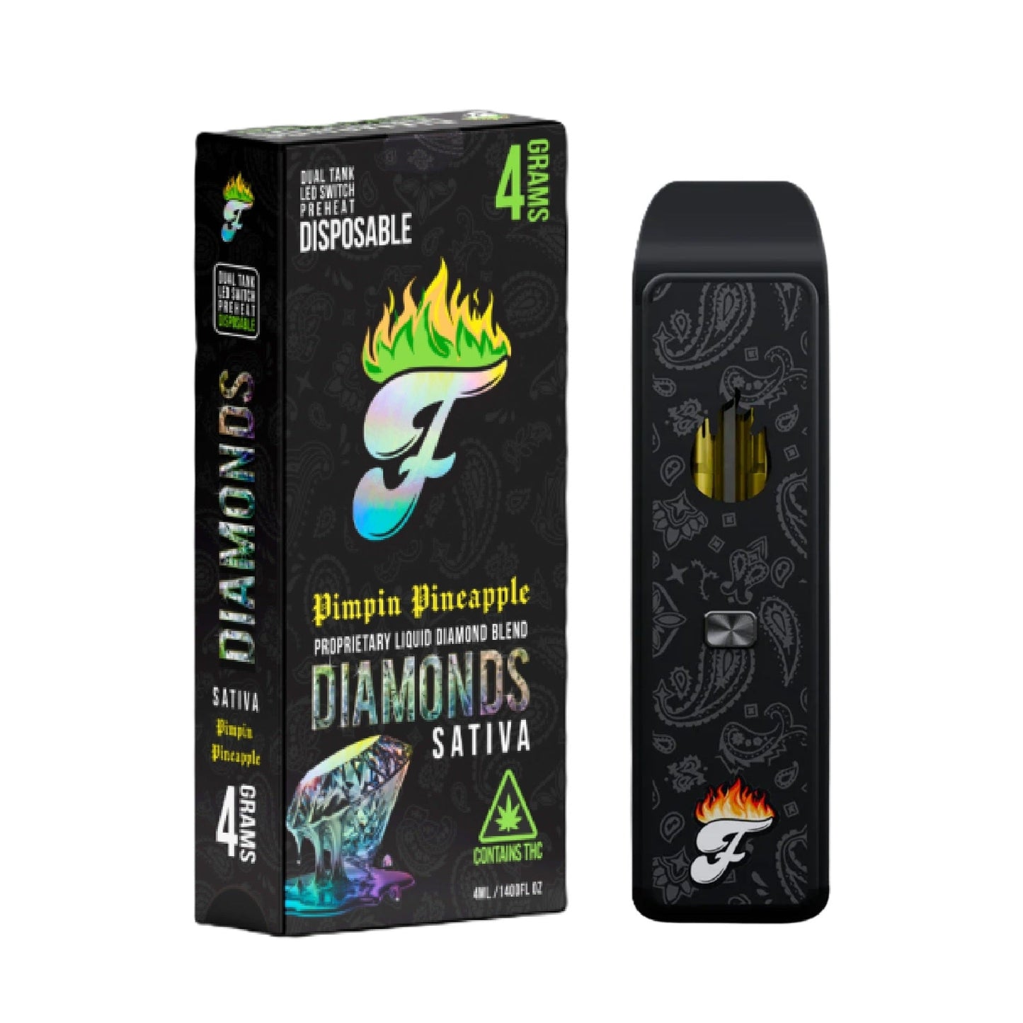 Fuego Liquid Diamonds Vaporizer 4000mg