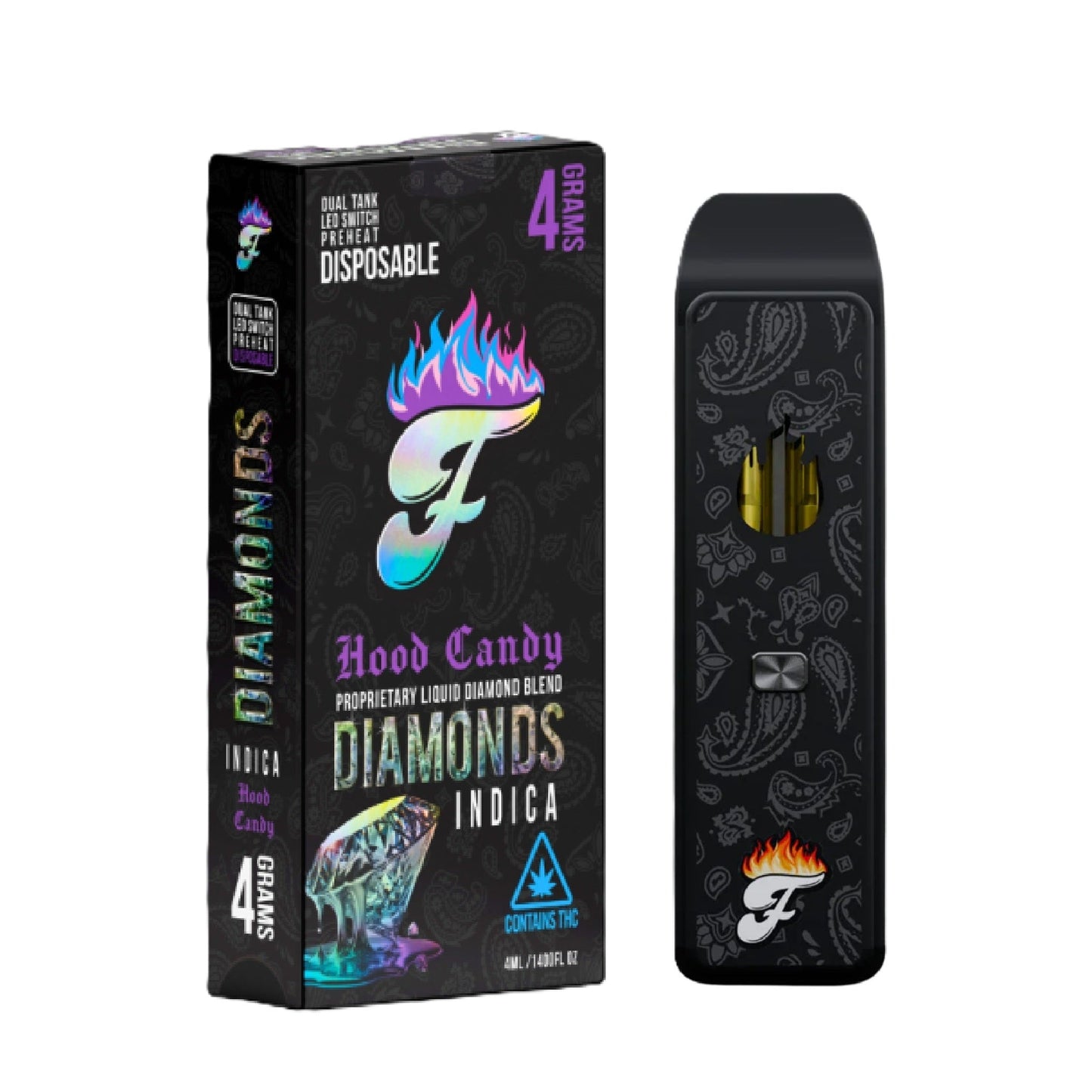 Fuego Liquid Diamonds Vaporizer 4000mg