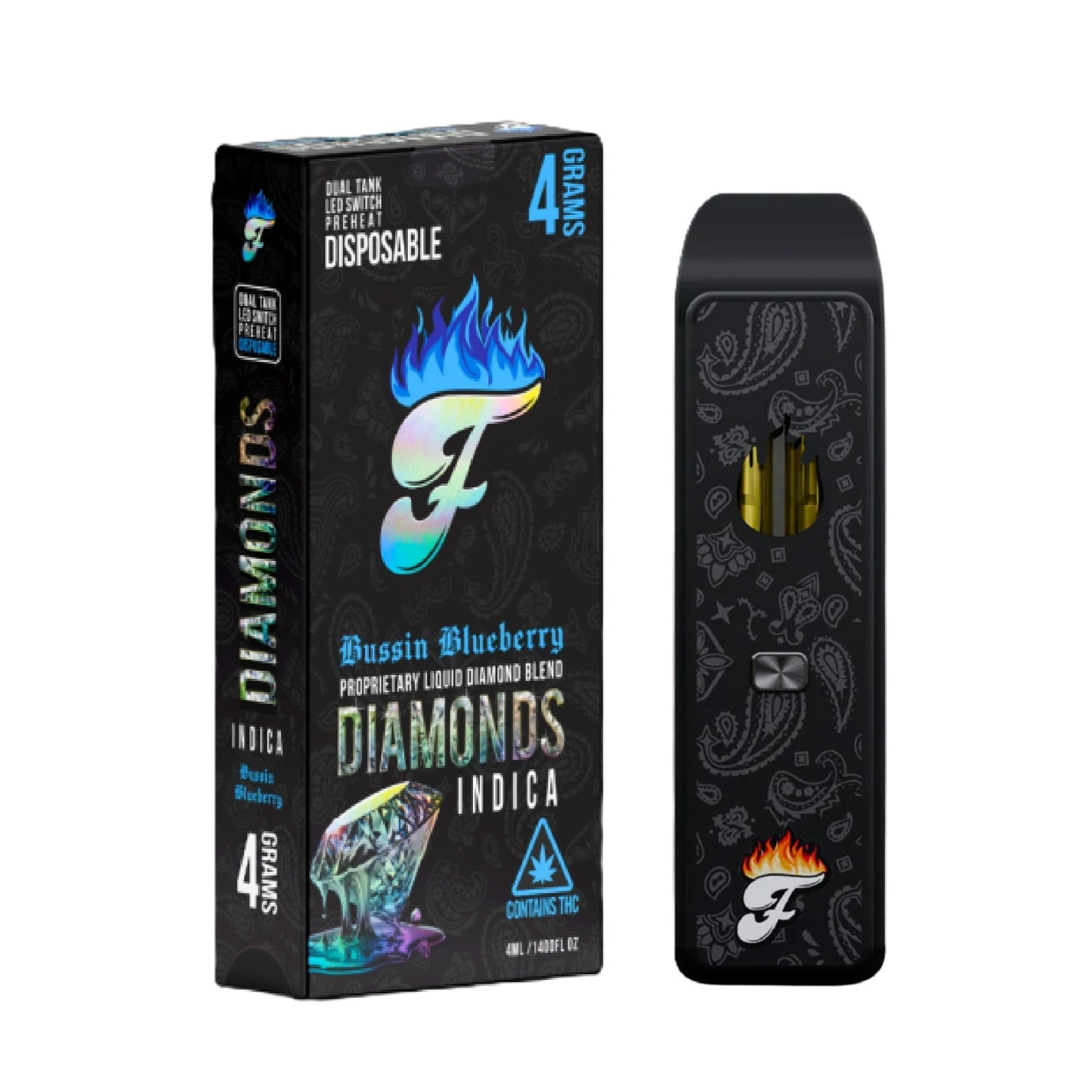 Fuego Liquid Diamonds Vaporizer 4000mg