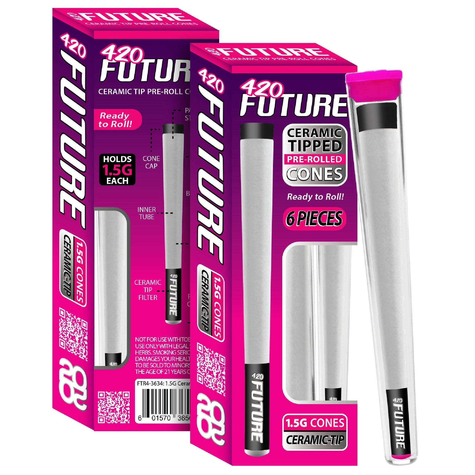 Nebula Future Ceramic Tip Cones 1.5g King Size