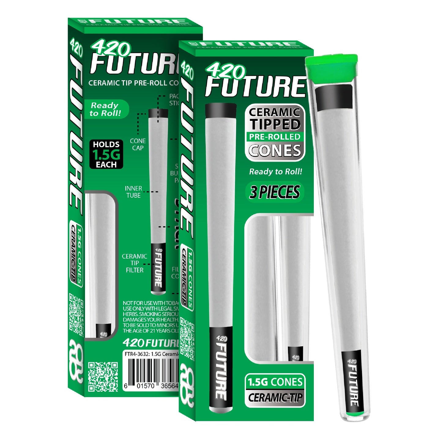 Nebula Future Ceramic Tip Cones 1.5g King Size