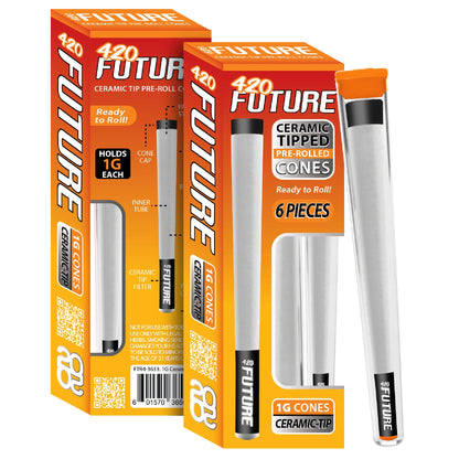 Future Ceramic Tip Pre Rolled Cones 1g 3ct
