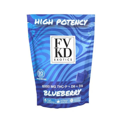 FVKD Exotics High Potency THC-P Gummies 6000mg 10ct