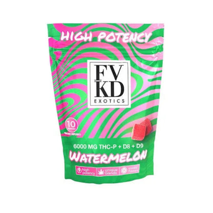 FVKD Exotics High Potency THC-P Gummies 6000mg 10ct