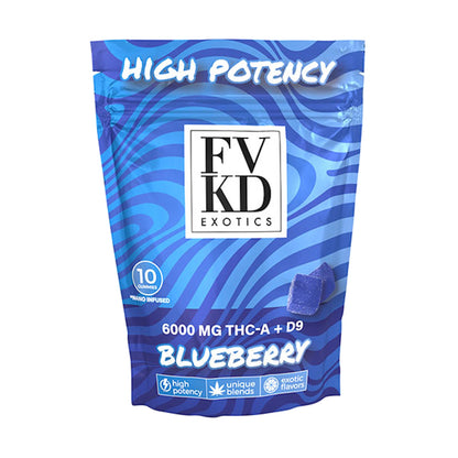 FVKD Exotics THCA + D9 Gummies 6000mg 10ct
