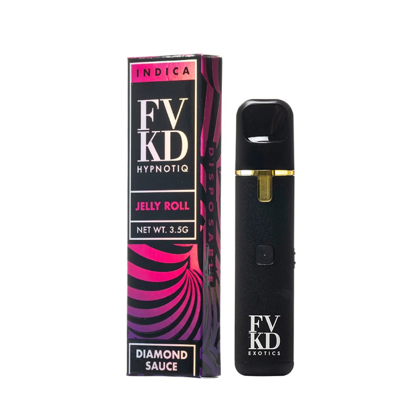 FVKD Hypnotic Diamond Sauce THC-A THC-V Vaporizer 3500mg