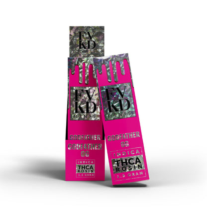 FVKD THC-A Live Rosin Minis Vaporizer 1500mg