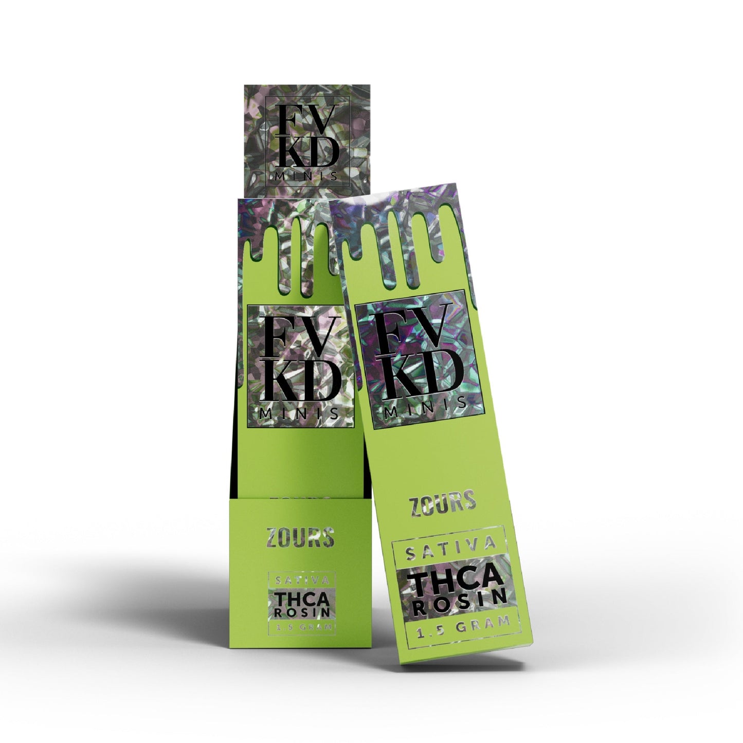 FVKD THC-A Live Rosin Minis Vaporizer 1500mg