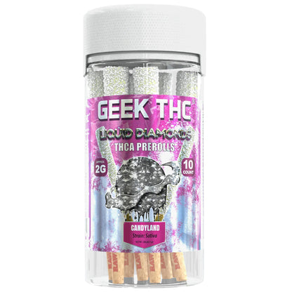 Geek Liquid Diamond THC-A Pre-Rolls 2g 10ct