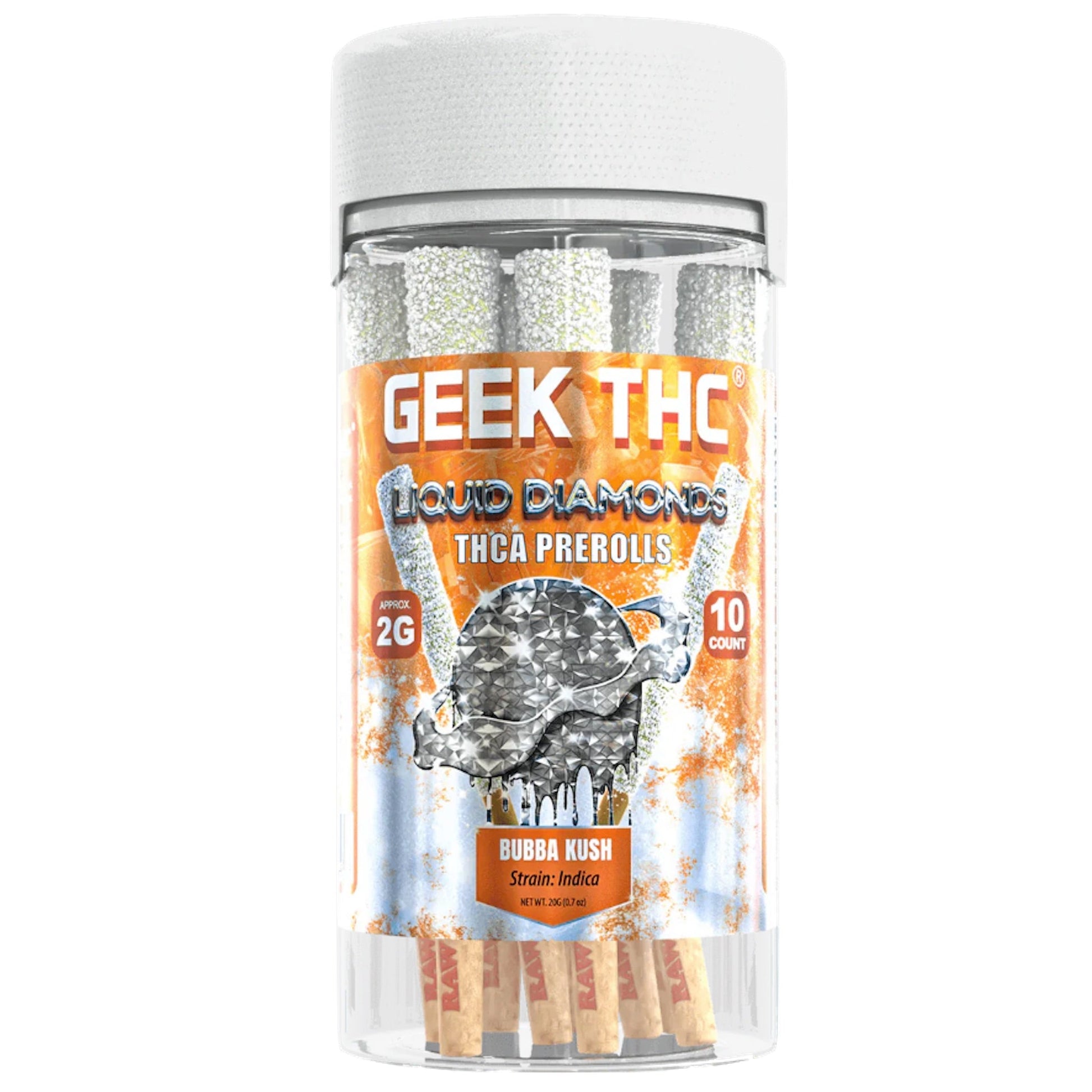 Geek Liquid Diamond THC-A Pre-Rolls 2g 10ct