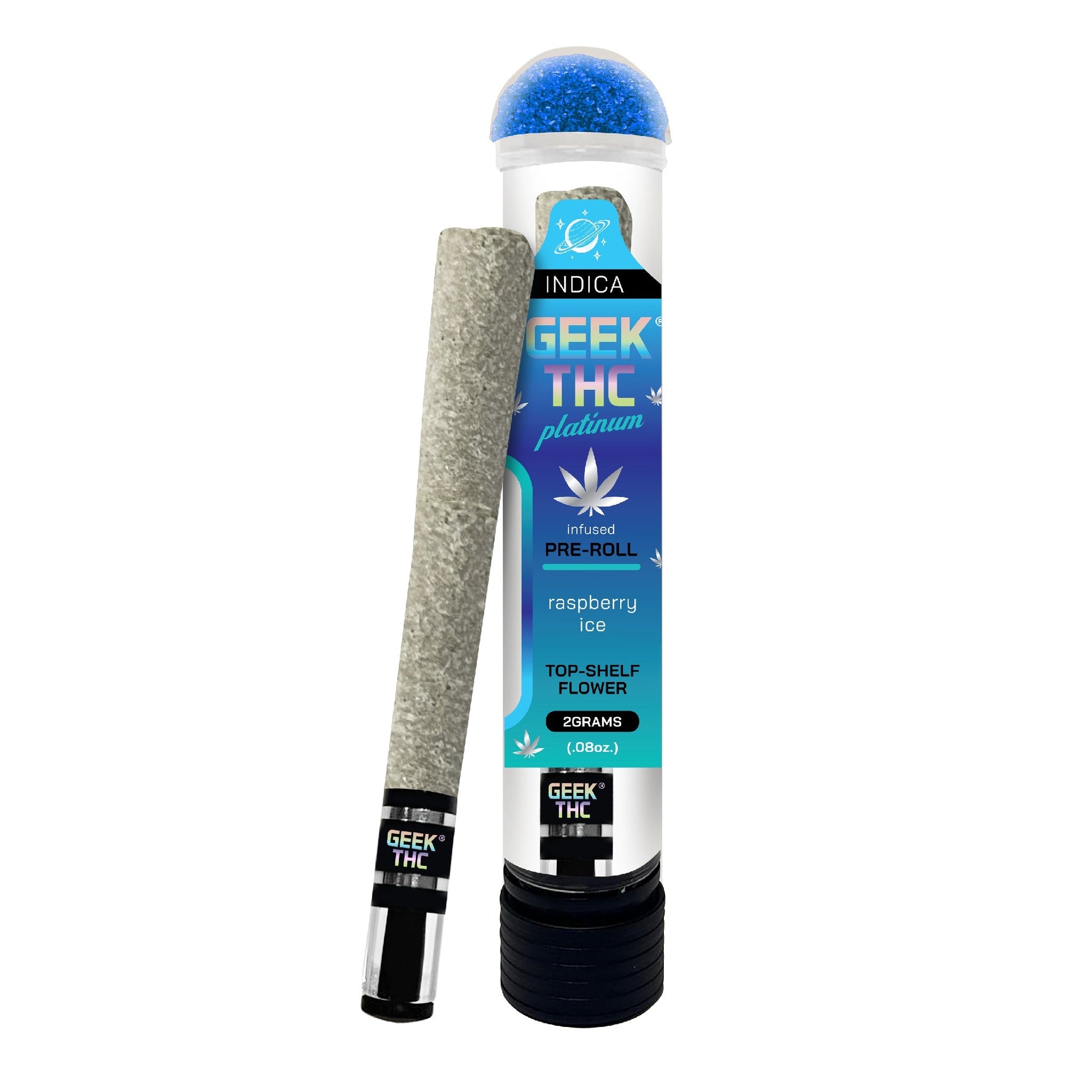 Geek'd Platinum Glass Tip THC-A Pre-Roll 2g