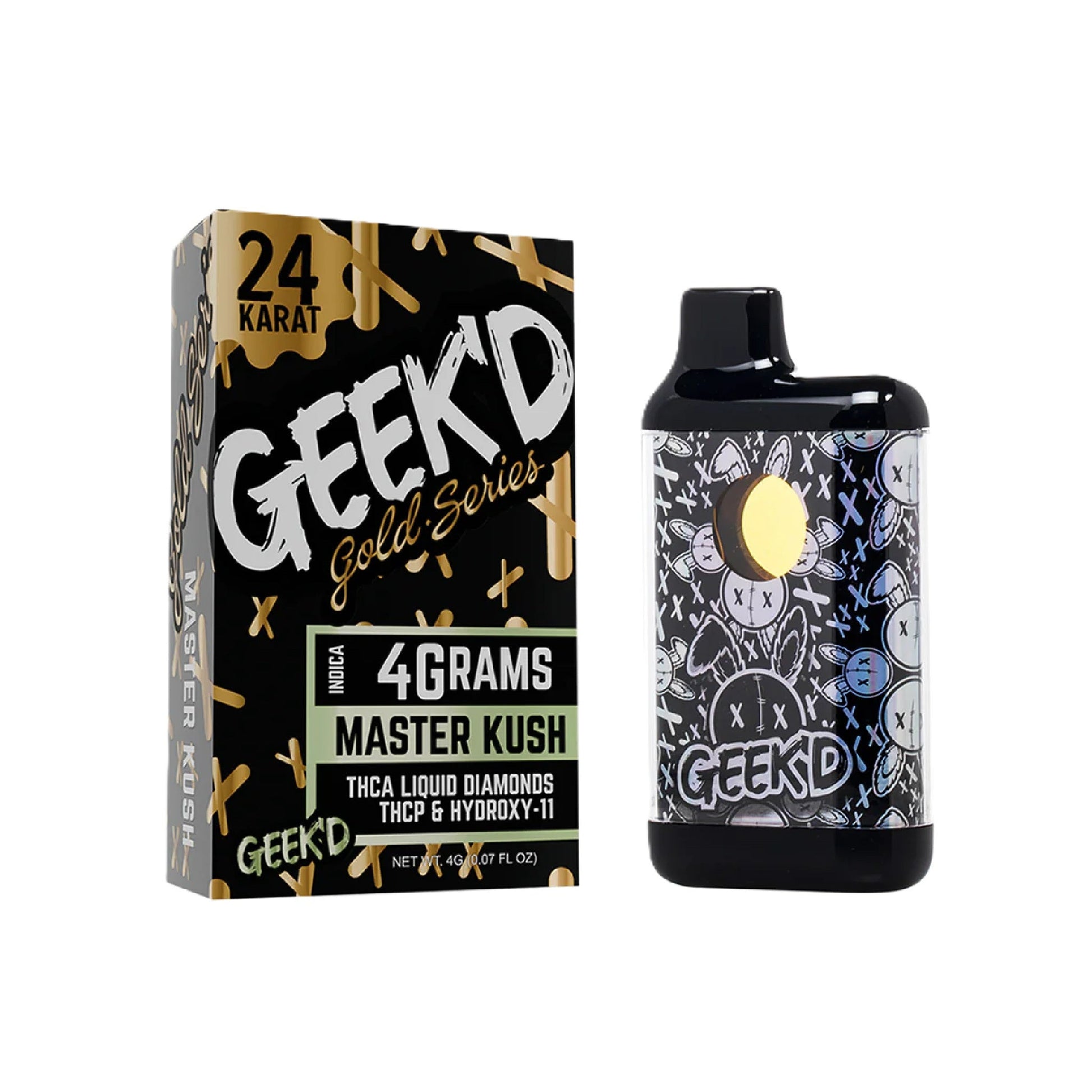 Geekd 24K Gold Series Vaporizer 4000mg