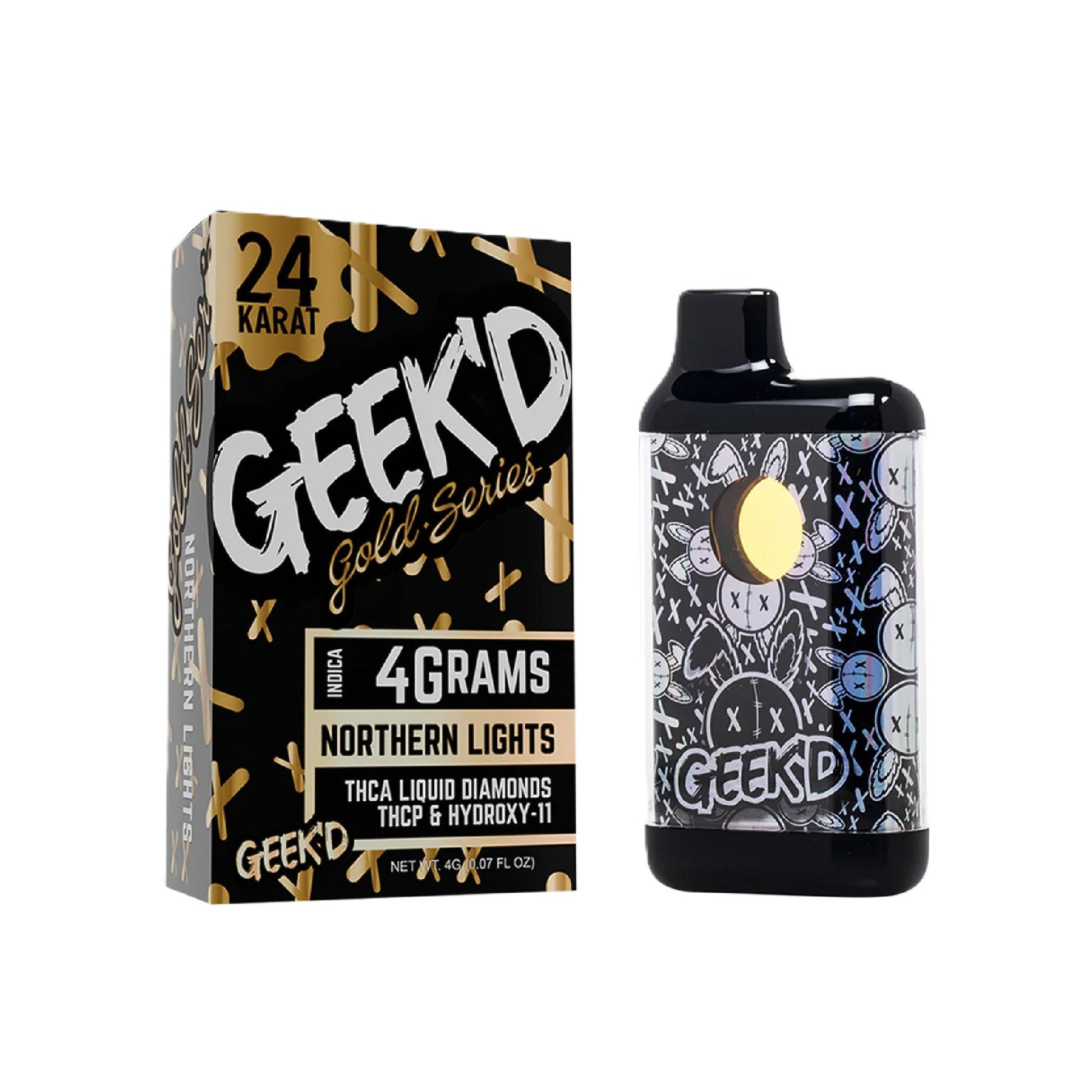 Geekd 24K Gold Series Vaporizer 4000mg
