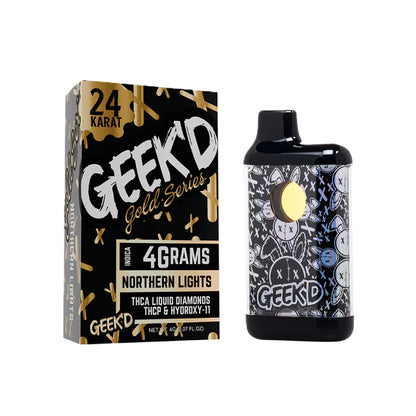 Geekd 24K Gold Series Vaporizer 4000mg