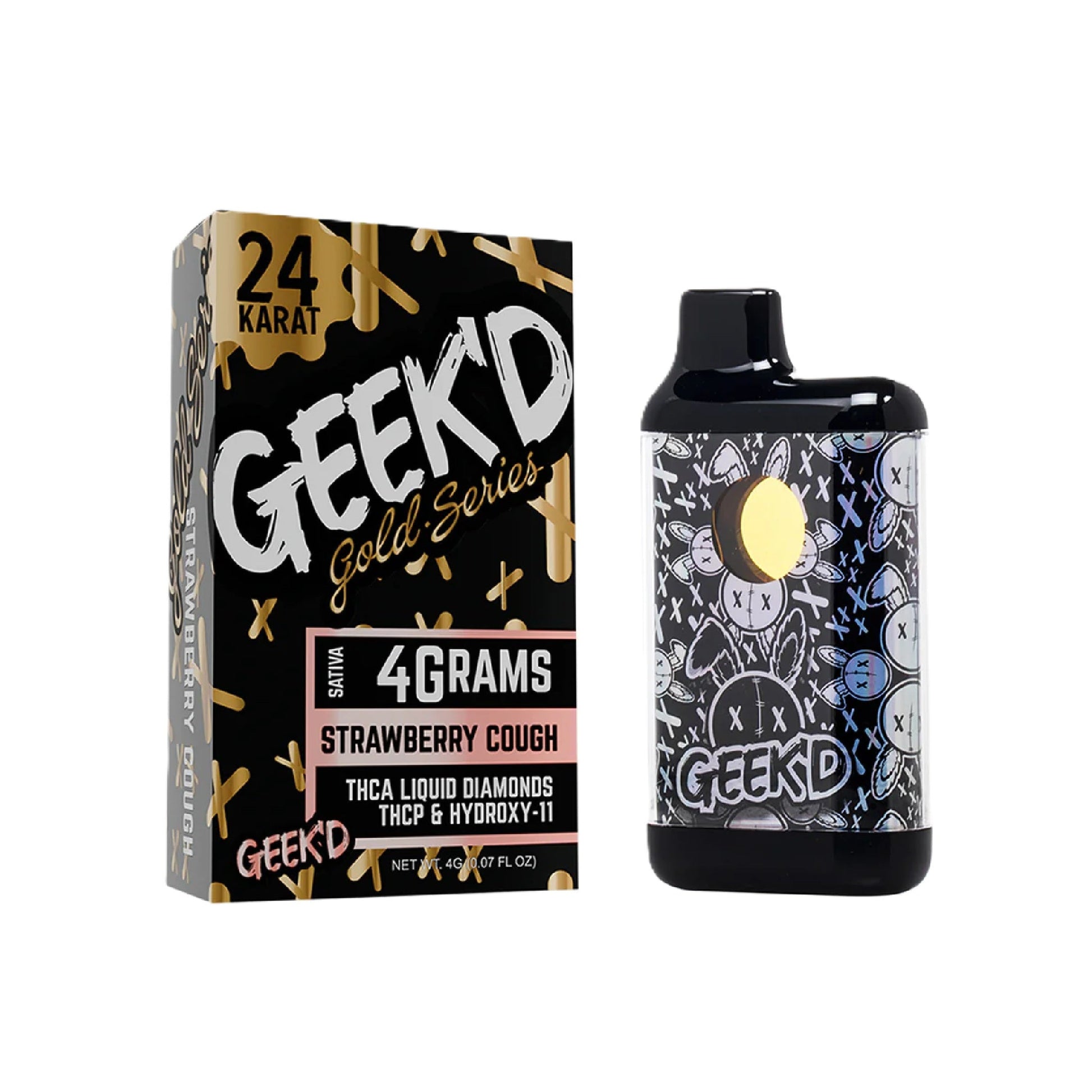 Geekd 24K Gold Series Vaporizer 4000mg