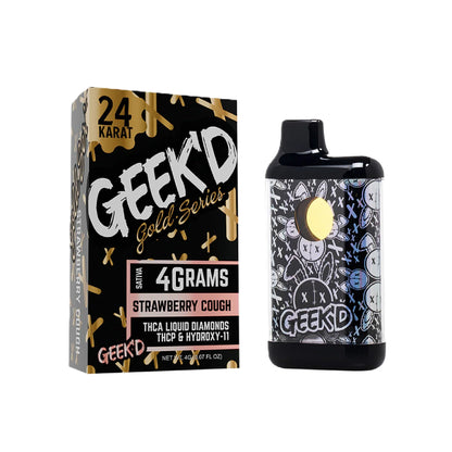Geekd 24K Gold Series Vaporizer 4000mg