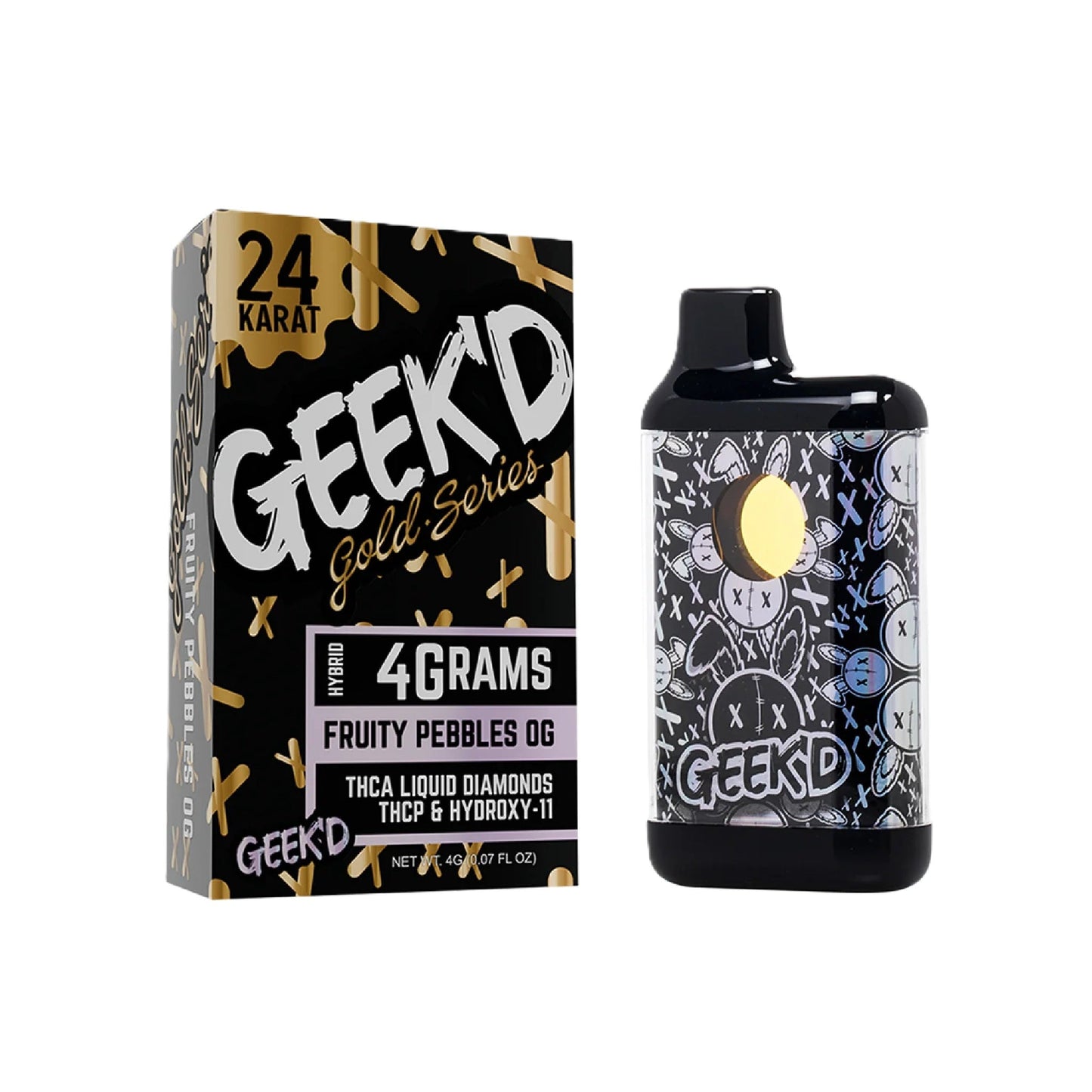 Geekd 24K Gold Series Vaporizer 4000mg