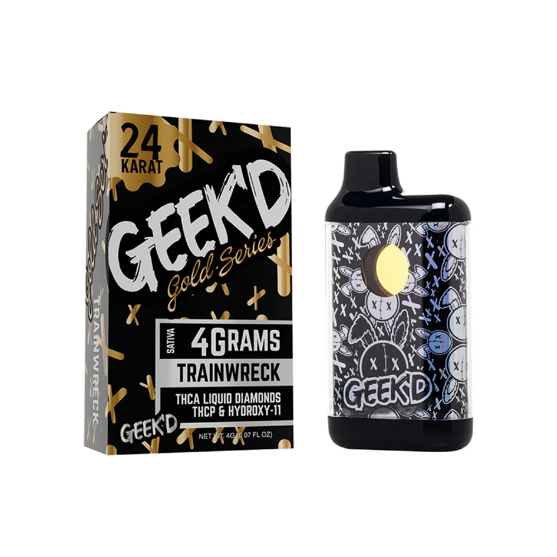 Geekd 24K Gold Series Vaporizer 4000mg