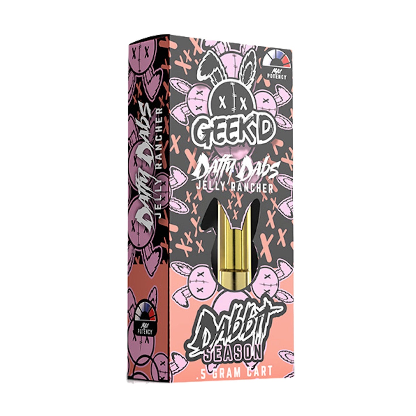 Geek'd Dabbit Season THC-A Cartridge 500mg