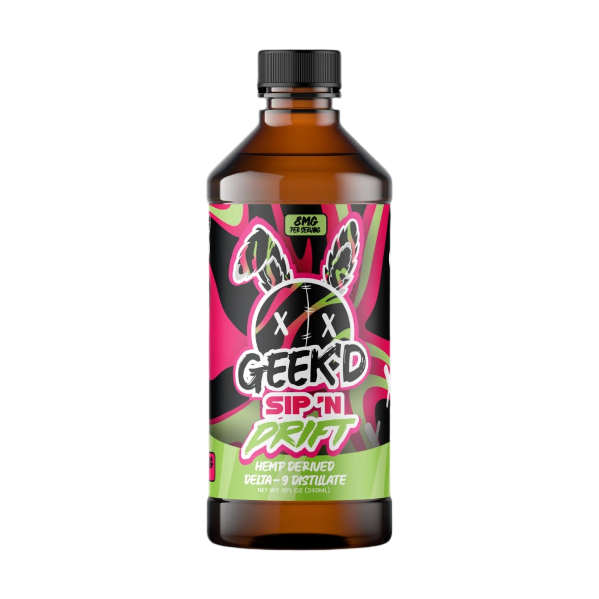 Geekd Sip'n Drift Delta 9 Hemp Derived Syrup 800mg
