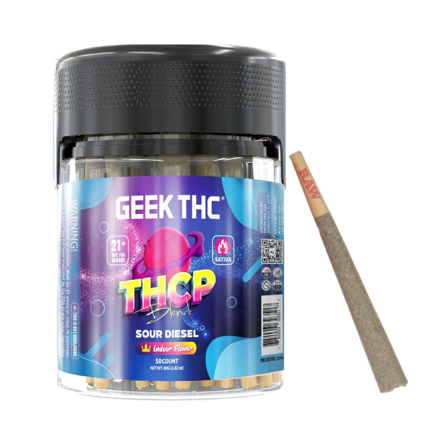 Geekd Thcp Pre-Rolls 2g 50ct
