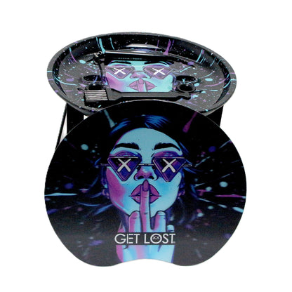 Get Lost 3D Rolling Tray Station